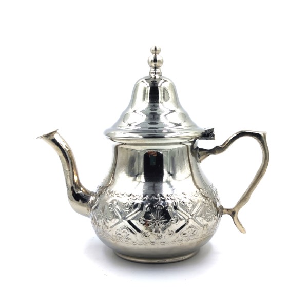 Tetera mediana de estilo tradicional marroquí.
