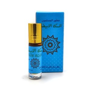 Perfume de almizcle blanco tradicional árabe.
