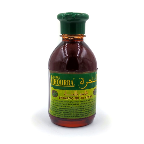 Champú con henna de cosmética marroquí.