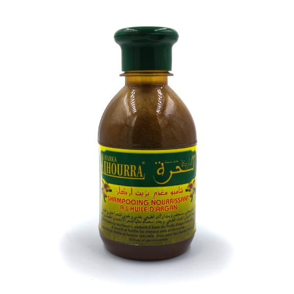 Champú con aceite de argán de cosmética marroquí.
