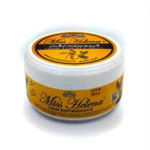 Crema corporal con aceite de argán de cosmética marroquí.