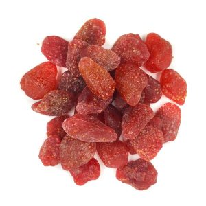 Fresas deshidratadas.