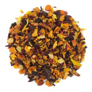 Infusión de frutas, pera y canela
