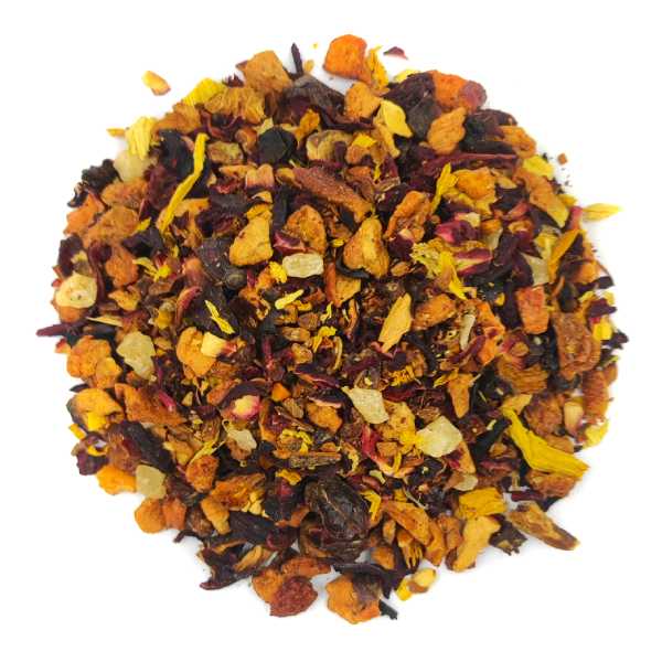 Infusión de frutas, pera y canela
