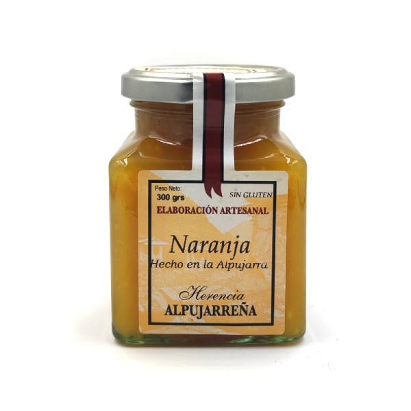 Mermelada artesana de naranja.