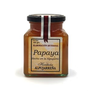 Mermelada artesana de papaya.