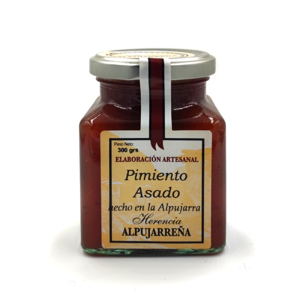 Mermelada artesana de pimiento asado.