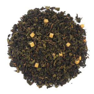 Té azul caramelo