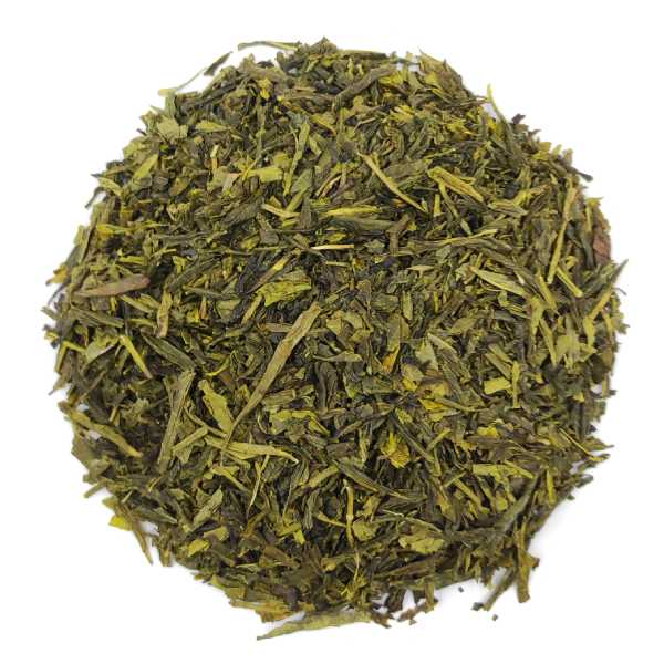 Té verde sencha desteinado