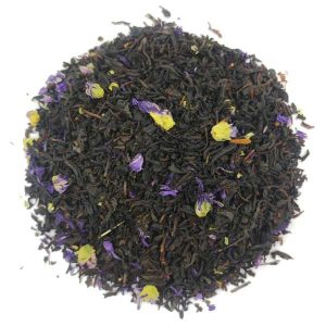 Té negro violetas