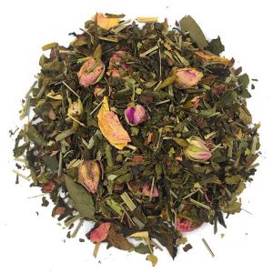 Té verde chocolate y rosas