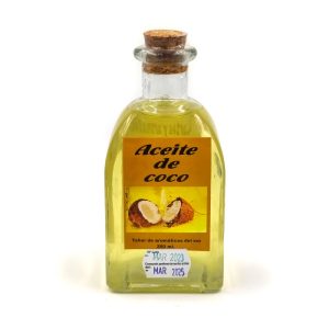 Aceite vegetal de coco.