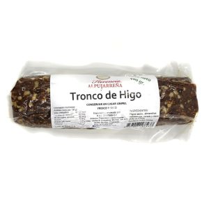 Pan de higo de la Alpujarra con forma alargada.