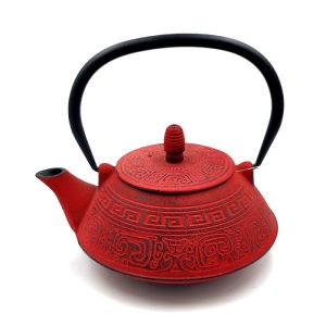Tetera de hierro fundido.