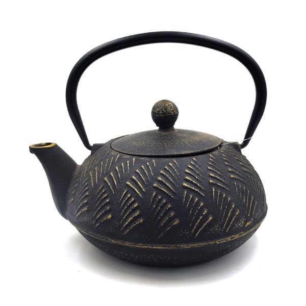 Tetera de hierro fundido.