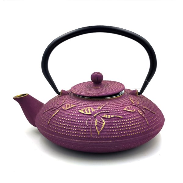 Tetera de hierro fundido.