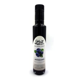 Crema de vinagre balsámico con arándanos, Glosa Marina.