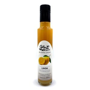 Crema de vinagre balsámico con limón, Glosa Marina.