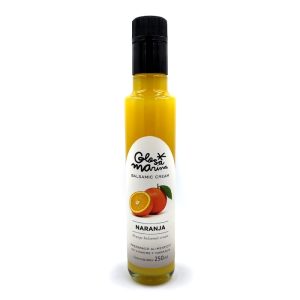 Crema de vinagre balsámico con naranja, Glosa Marina.