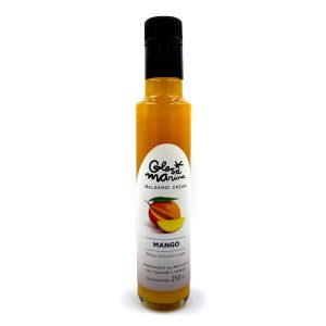 Crema de vinagre balsámico con mango, Glosa Marina.