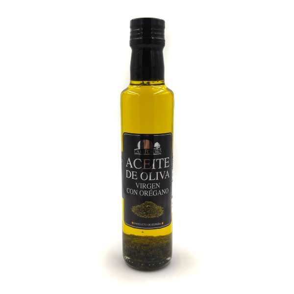 Aceite de oliva con orégano grande