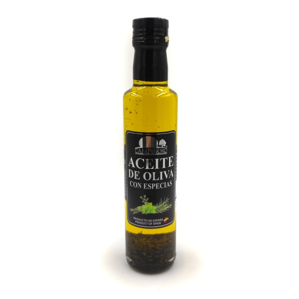 Aceite de oliva con especias grande