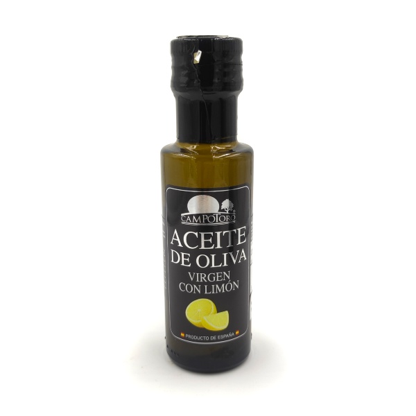 Aceite de oliva con limón pequeño