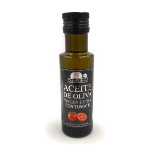 Aceite de oliva con tomate pequeño