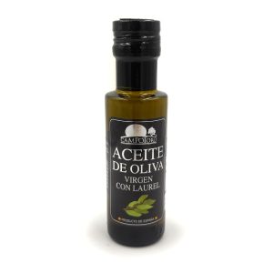 Aceite de oliva con laurel pequeño