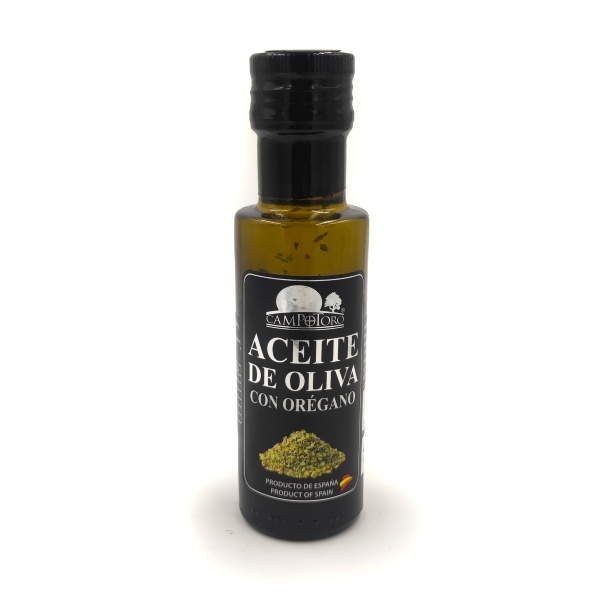 Aceite de oliva con orégano pequeño