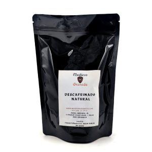 Café descafeinado molido. Tueste natural.