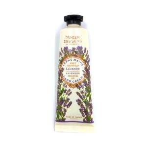 Crema de manos efecto relajante con aceite esencial de lavanda.
