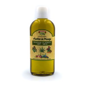 Aceite de masaje de cosmética natural ecológica.