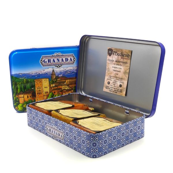 Pack de especias – Lata azul de Granada