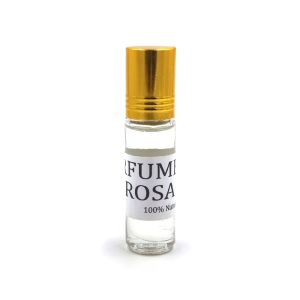 Perfume de rosas tradicional árabe.