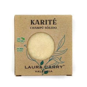 Champú sólido artesanal con manteca de karité de Laura Carry.