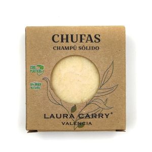 Champú sólido artesanal con chufas de Laura Carry.