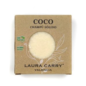 Champú sólido artesanal con coco de Laura Carry.