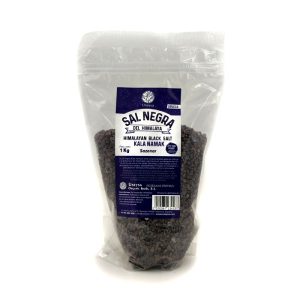 Sal negra del Himalaya gruesa.