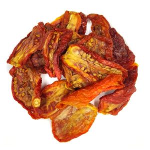 Tomates secos y salados.
