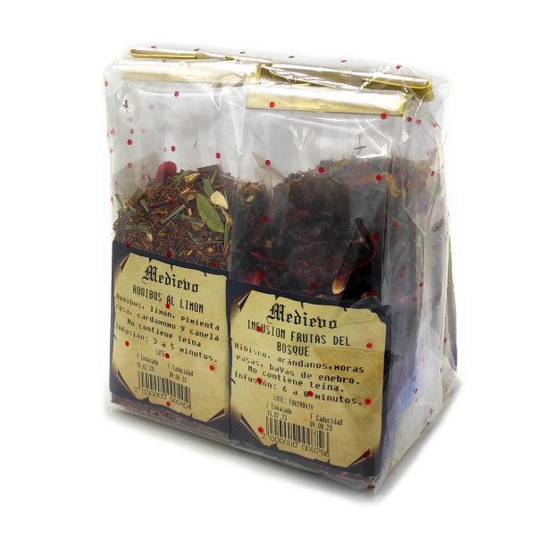 Pack de 4 tés e infusiones