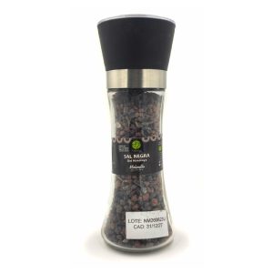 Molinillo relleno con sal negra del Himalaya.