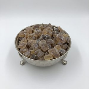 Piedras de azúcar moreno
