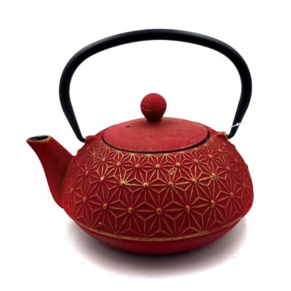 Tetera de hierro fundido.