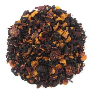 Infusión gran dama con frambuesa