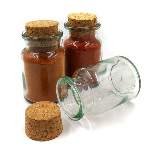 Tarro de cristal con especia
