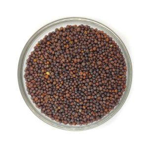 Mostaza marrón en grano