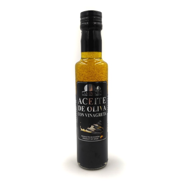Aceite de oliva con vinagreta grande