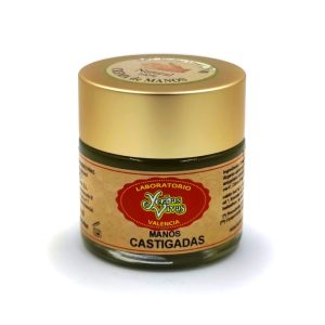Crema para manos de cosmética natural ecológica.
