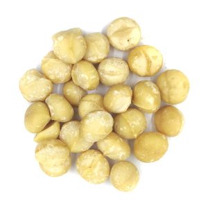 Nueces de macadamia al natural.